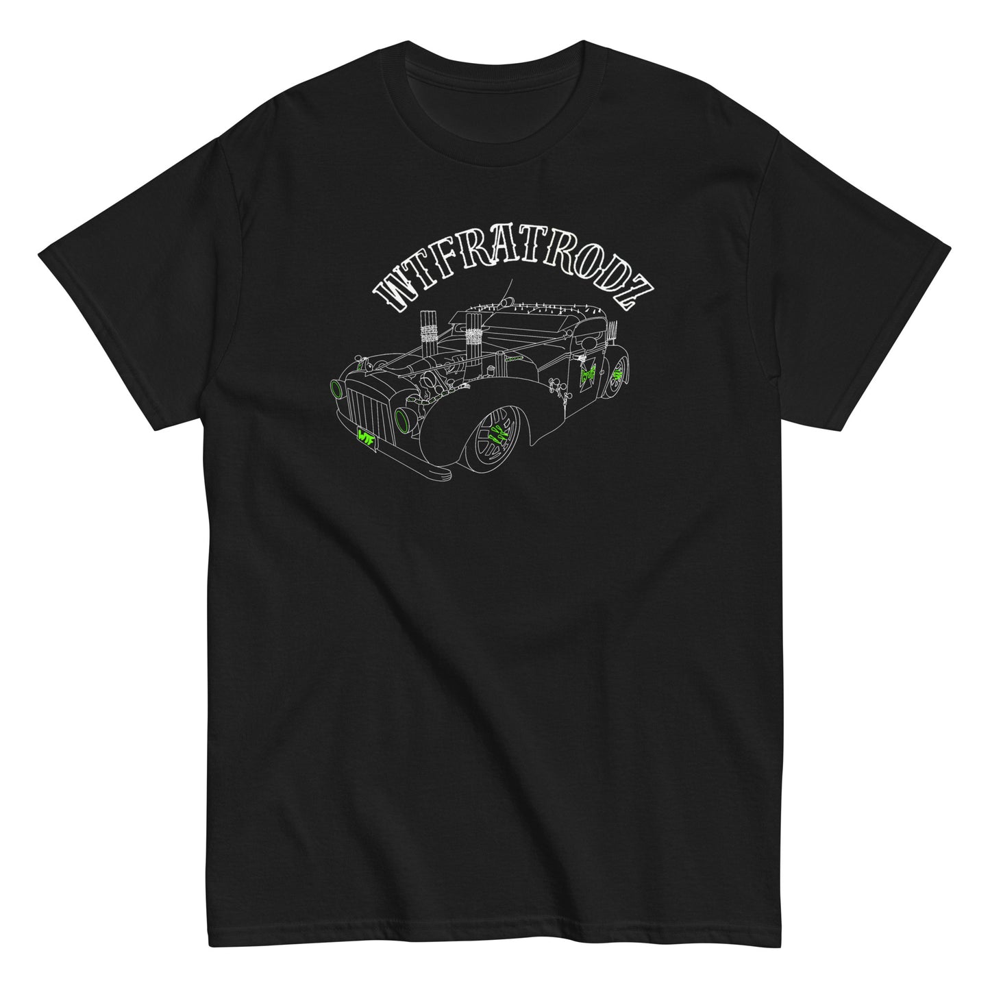 Wtf Ratrods large front design classic tee